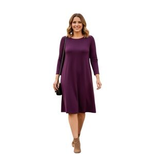 Effortless style purple dress size medium